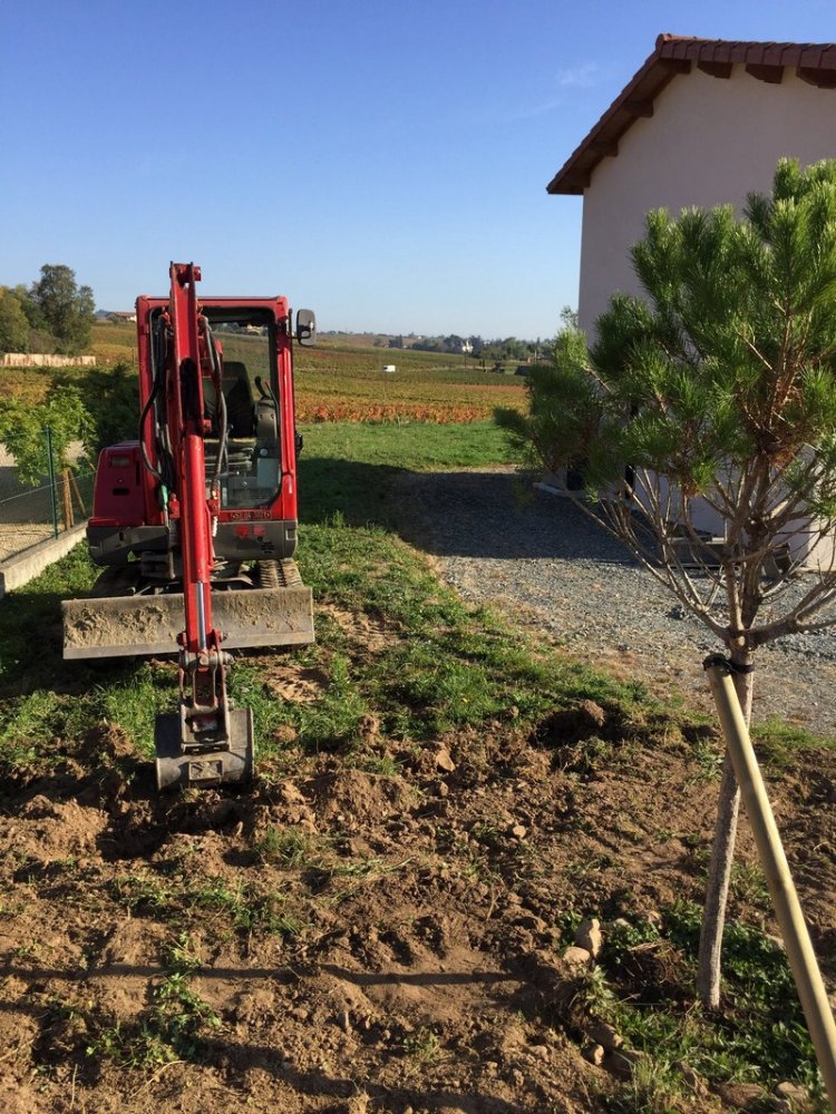 Création d'allée Limas