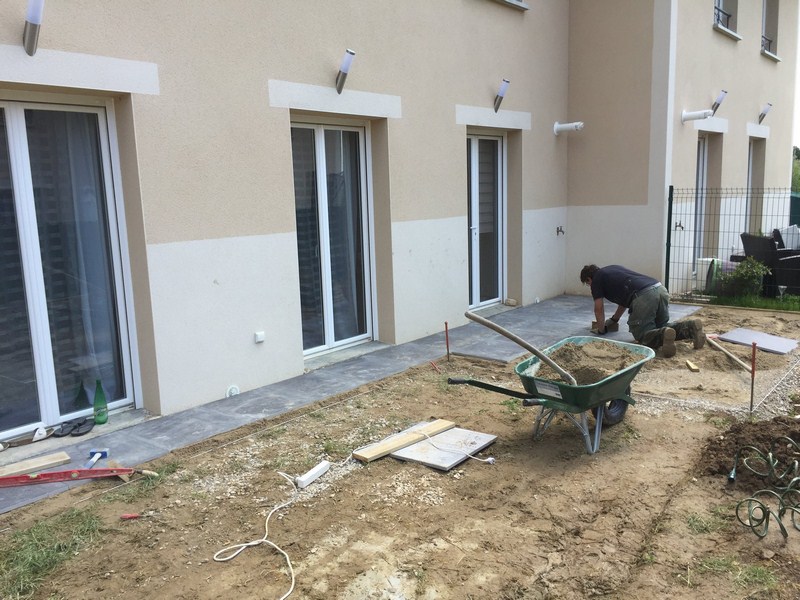 Création d'espace vert Jassans-Riottier