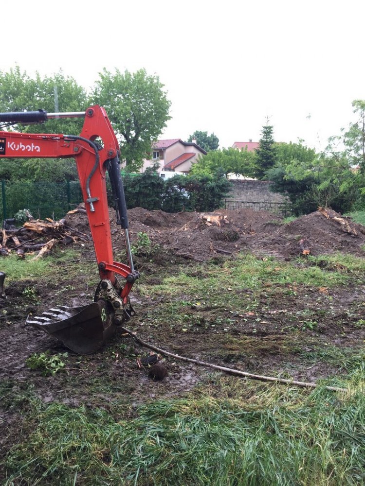 Rognages - Arrachage souches Jassans-Riottier